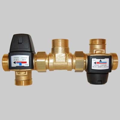 KIT SOLARE TERMICO Filetti 1" Maschio