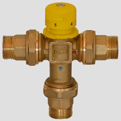 MISCELATORE TERMOSTATICO PER IMPIANTI SOLARI 3/4