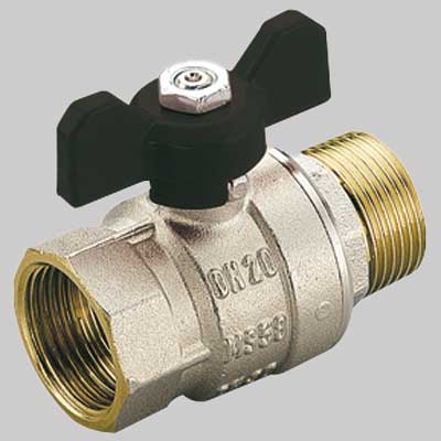 VALVOLE A SFERA PASSAGGIO TOTALE M-F FARFALLA ALLUMINIO 1/2 PN 50
