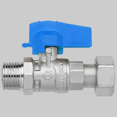 MINI RUBINETTO A SFERA DRITTO MF 1/2-1/2 dado girevole