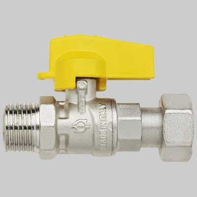RUBINETTO DIRITTO MASCHIO CON DADO GIREVOLE 1/2 x 3/4 G
