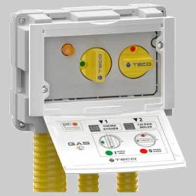 CASSETTA COLLETTORE GAS K7 1" x 3/4