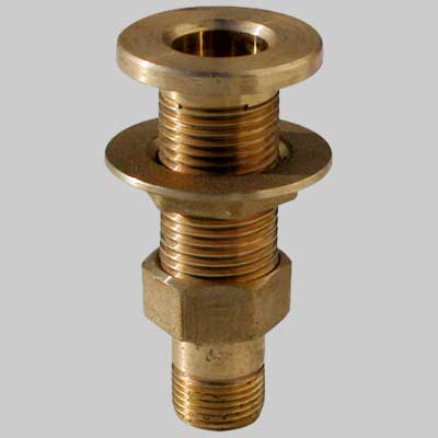 RACCORDO CON CODOLO PER CASSONE IN OTTONE 1"