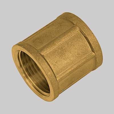 MANICOTTO FEMMINA/FEMMINA OTTONE GIALLO 1"1/4