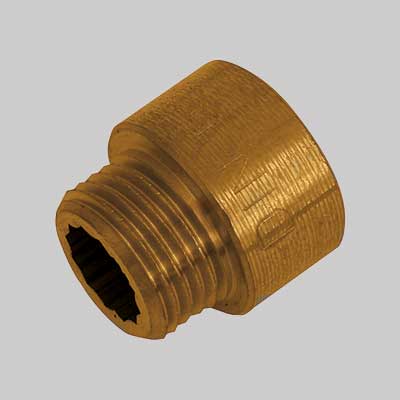 PROLUNGA OTTONE GIALLO 3/8 x 40 (cartone 10 pz)