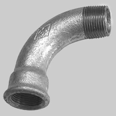 CURVA A 90° MASCHIO/FEMMINA ZINCATA 3/4
