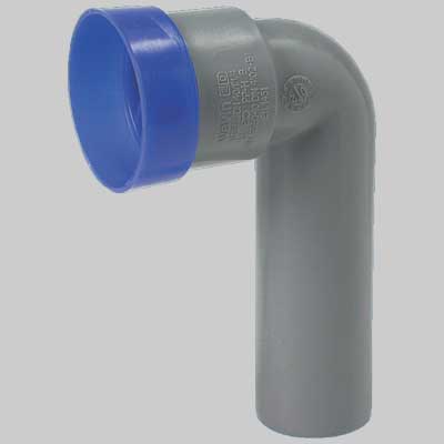 CURVA TECNICA PROLUNGATA CON TAPPO DM. 40 Morsetto 46x26x32