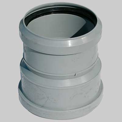 MANICOTTO DUE BICCHIERI COLLEGAMENTO  Pvc Ø 100 F - PP Ø 110 F