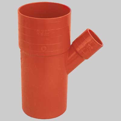 DERIVAZIONE RIDOTTA 45° PVC 125 x 63