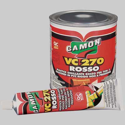 ADESIVO SPECIALE SIGILLANTE PVC Tubetto gr 250 rosso