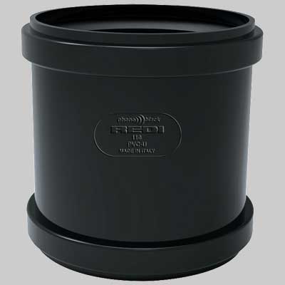 MANICOTTO PHONO BLACK SENZA BATTENTE Ø 100