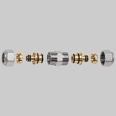 NIPLES DOPPIO CROMATO FAR COMPLETO 1" x 26 x 3