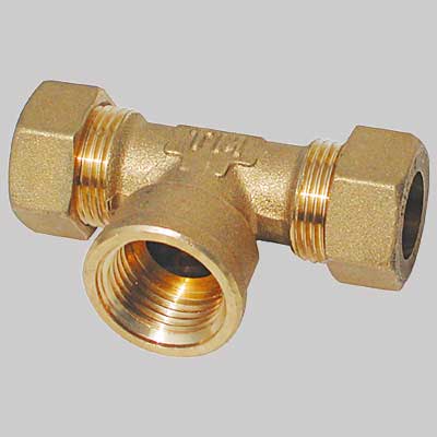 TEE FEMMINA O-RING TIEMME 14 x 1/2 x 14
