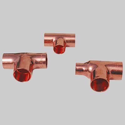 TEE RAME RIDOTTO A SALDARE FEMMINA/FEMMINA/FEMMINA 12 x 10 x 12
