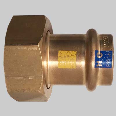 MEZZO BOCCHETTONE DADO GIREVOLE A PRESSARE 12 x 3/4