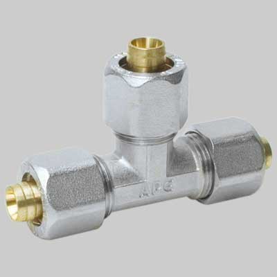RACCORDO A TEE A STRINGERE APE 16 x 16 x 16