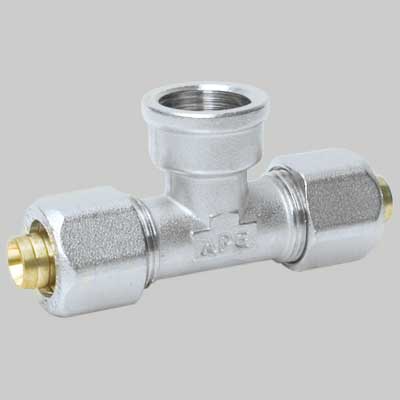 RACCORDO A TEE FEMMINA A STRINGERE  APE 26 x 3/4 x 26