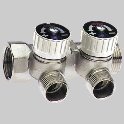 COLLETTORE LINEARE CON RUBINETTI ICMA 1 3/4x1/2 4 Vie