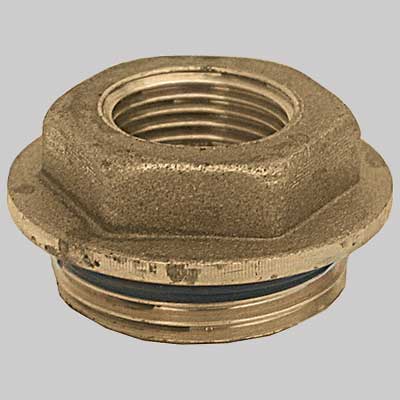 TAPPO MASCHIO CON FORO FILETTATO E O-RING 1" x 3/8