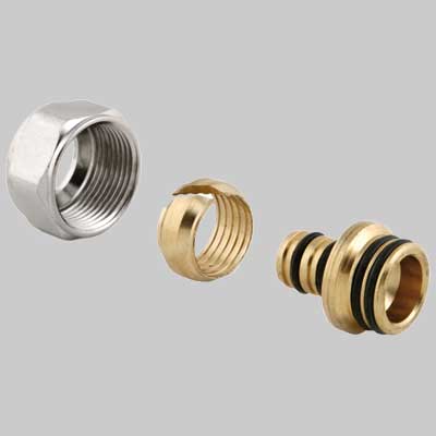 ADATTATORE TUBO MULTISTRATO PER VALVOLA MONOTUBO 20 x 2 - 24 x 1,5