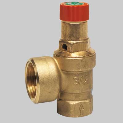 VALVOLA DI SICUREZZA ORDINARIA A MEMBRANA DI MASSIMA PRESSIONE 1/2x3/4 3 Bar 50 kW