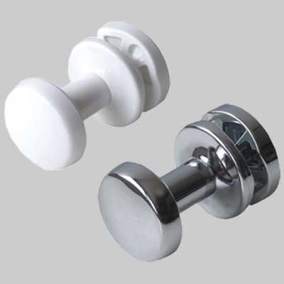 COPPIA Appendiabito dm 30 per scaldasalviette Cromato