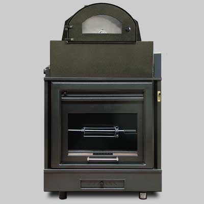 TERMOCAMINO REGAL CON FORNO Mod. 35 Silver