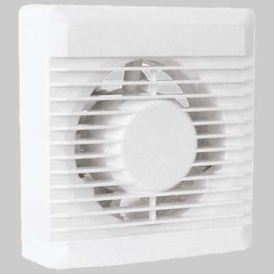 ASPIRATORE ELETTRICO Ø 100  Bianco