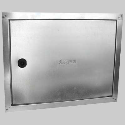 SPORTELLO PER CONTATORE ACQUA ZINCATO 400 x 500 x 20