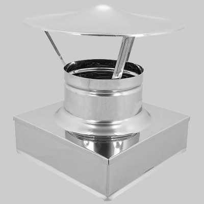 FUMAIOLO A CAPPELLO CINESE QUADRO 220x220 mm