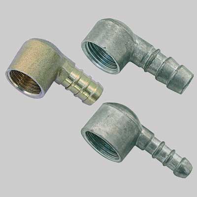 RACCORDO PORTAGOMMA A GOMITO FEMMINA 1/2 Gpl ottone giallo