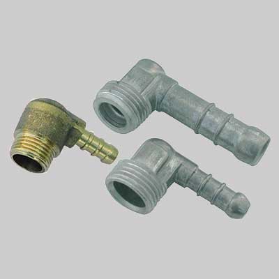 RACCORDO PORTAGOMMA A GOMITO MASCHIO 1/2 Gpl ottone giallo