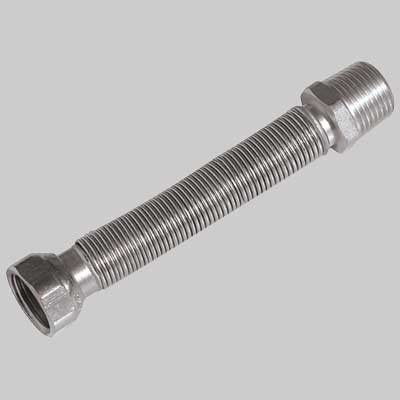 FLESSIBILE INOX PER ACQUA MF 1/2 130-220 mm