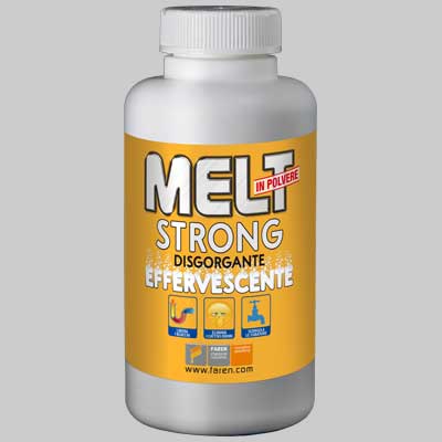 DISGORGANTE EFFERVESCENTE IN POLVERE MELT STRONG Gr 600