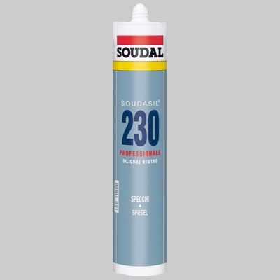 SILICONE MULTIUSO NEUTRO ALTA QUALITA' SOUDAL ML 310 TRASPARENTE