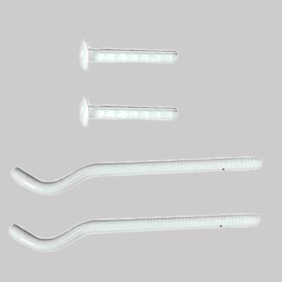 MENSOLA PER RADIATORI IN ALLUMINIO E TUBOLARI TF10/70B Foro 10 mm - Prof. 85 mm - Tassello c.10x75 -