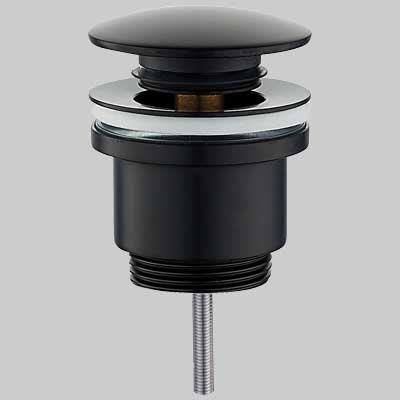 PILETTA CLICK CLACK TONDA NERA 1" 1/4