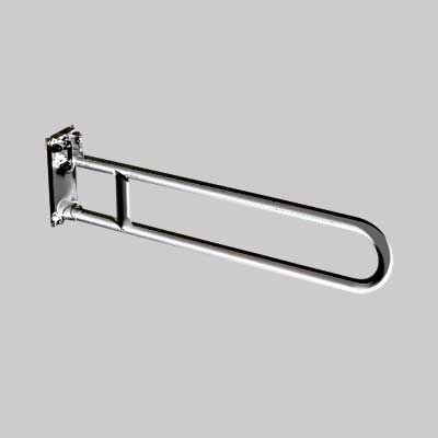 BARRA DI SOSTEGNO RIBALTABILE ACCIAIO INOX SATINATO cm 80