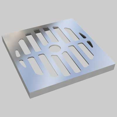 GRIGLIA ABS PER PILETTA A PAVIMENTO 10x10