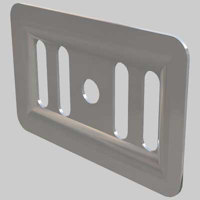 GRIGLIETTA IN ACCIAIO PER LAVELLI Inox