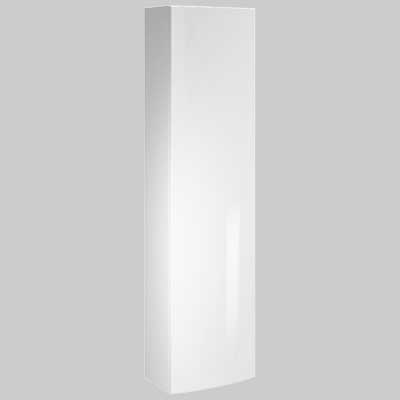 COLONNA SOSPESA ANTA CURVA BIANCO LUCIDO Cm 140