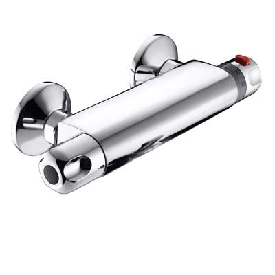 MONOCOMANDO DOCCIA ESTERNO TERMOSTATICO  EURO A Cromo
