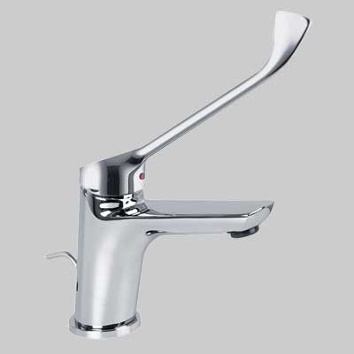 MONOCOMANDO LAVABO LEVA CLINICA SERIE 4 Cromo