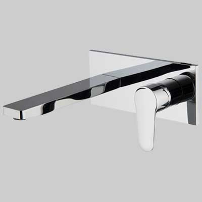 MONOCOMANDO LAVABO A PARETE SERIE 22 Bocca cm 204 Cromo