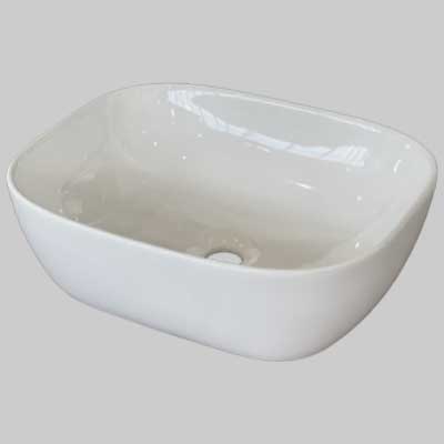 LAVABO APPOGGIO IN CERAMICA OVAL50 48x40