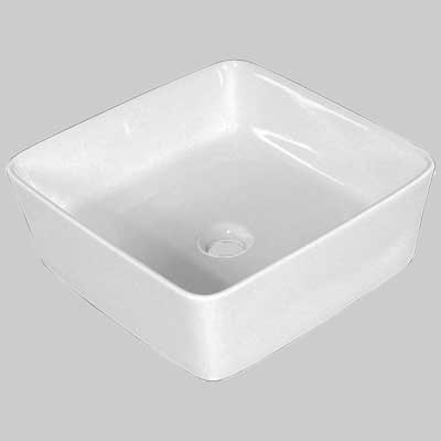 LAVABO DA APPOGGIO ZETA QUADRATO 38x38
