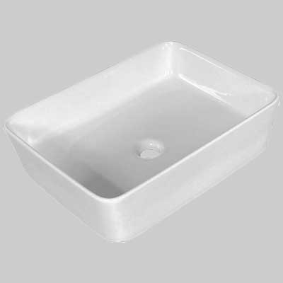 LAVABO DA APPOGGIO ZETA RETTANGOLARE 50x38