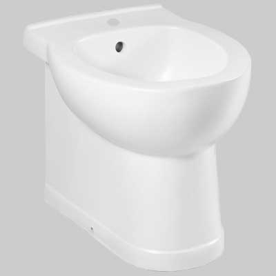 BIDET FILO MURO ISCHIA BIANCO OPACO MONOFORO