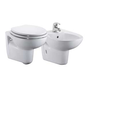 KIT 2 PZ VASO + BIDET SOSPESI CARDINALE PLUS