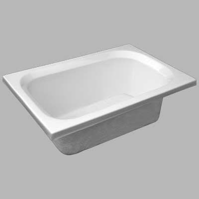 VASCA RETTANGOLARE CRISTINA 120x70 SENZA SEDUTA